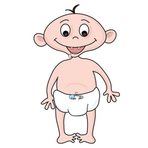 acclaim clipart: cartoon baby