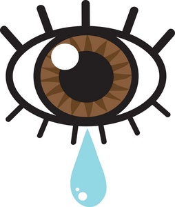 acclaim clipart: crying eye