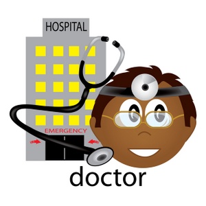 acclaim clipart: hispanic doctor con