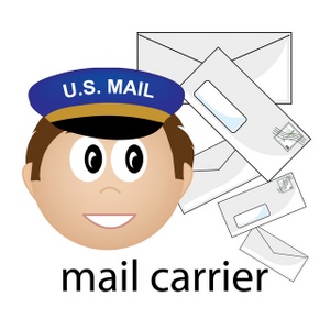 acclaim clipart: mail carrier