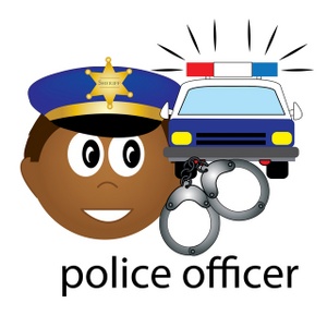 acclaim clipart: police officer occupation icon