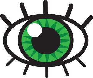 acclaim clipart: shiny eyeball